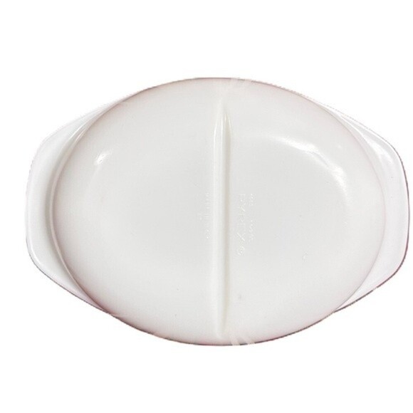 Vintage Pyrex Oval Divided Casserole‎ Dish - Picture 11 of 16